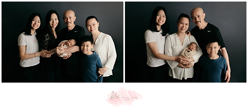 Extended family with baby boy
